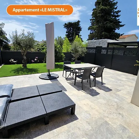 Etoile Du Berger 3 Et 4 Jardin Individuel Et Piscine Chauffee En Saison - La Et Les Plages 450 M * Saint Aygulf