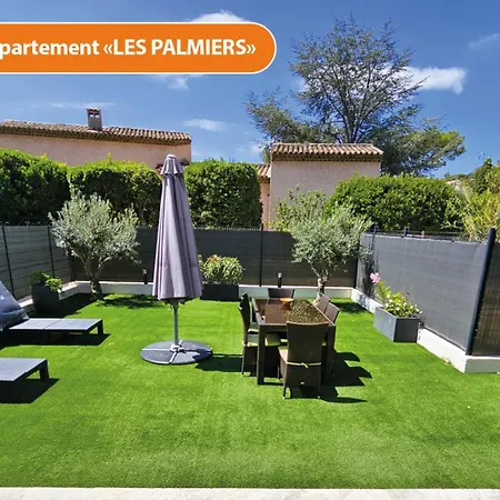 Etoile Du Berger 3 Et 4 Jardin Individuel Et Piscine Chauffee En Saison - La Et Les Plages 450 M * Saint Aygulf
