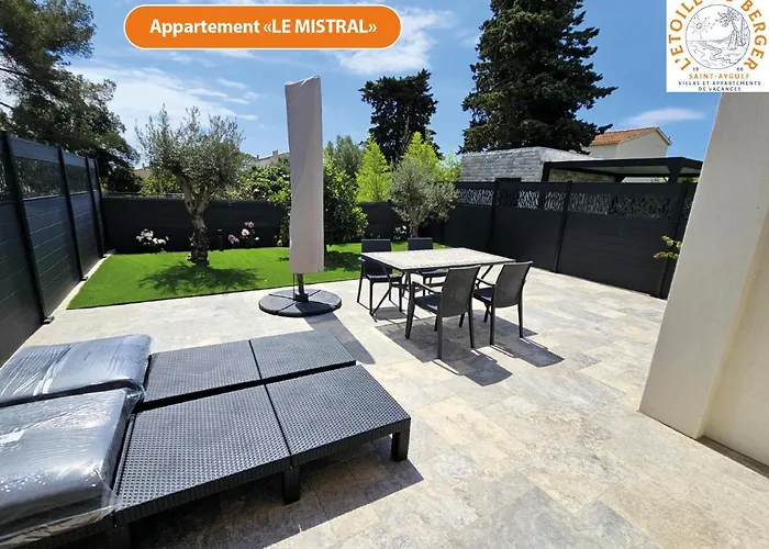 Etoile Du Berger 3 Et 4 Jardin Individuel Et Piscine Chauffee En Saison - La Et Les Plages 450 M * Saint Aygulf