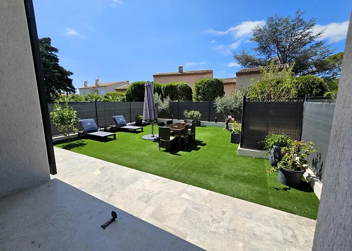 Etoile Du Berger 3 Et 4 Jardin Individuel Et Piscine Chauffee En Saison - La Et Les Plages 450 M Lejlighed