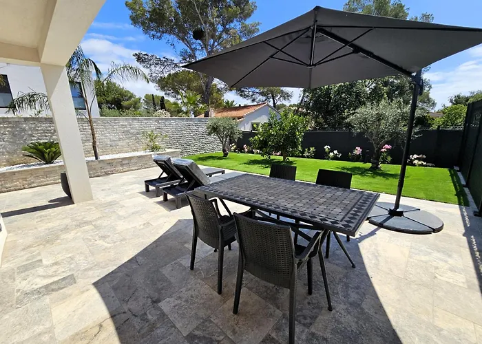 Etoile Du Berger 3 Et 4 Jardin Individuel Et Piscine Chauffee En Saison - La Et Les Plages 450 M Lejlighed *